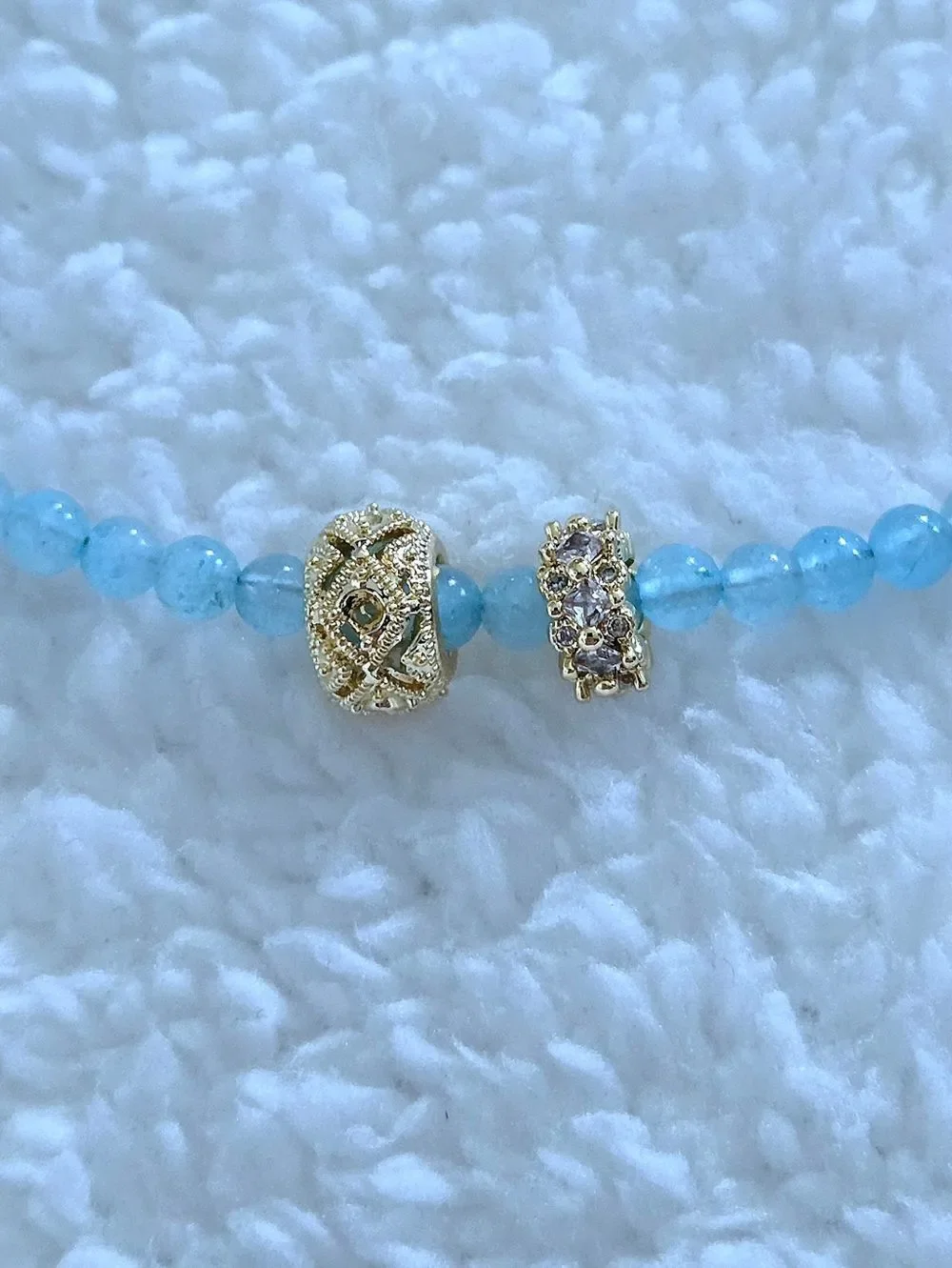MacRae & Co. Blue Quartz with Charm Duo✌️ Necklace - NWT